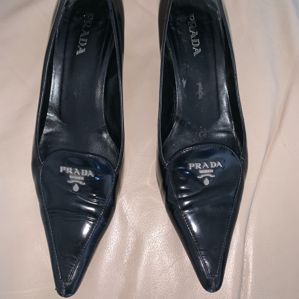 Authentic Prada black mini heel 💫💫💫